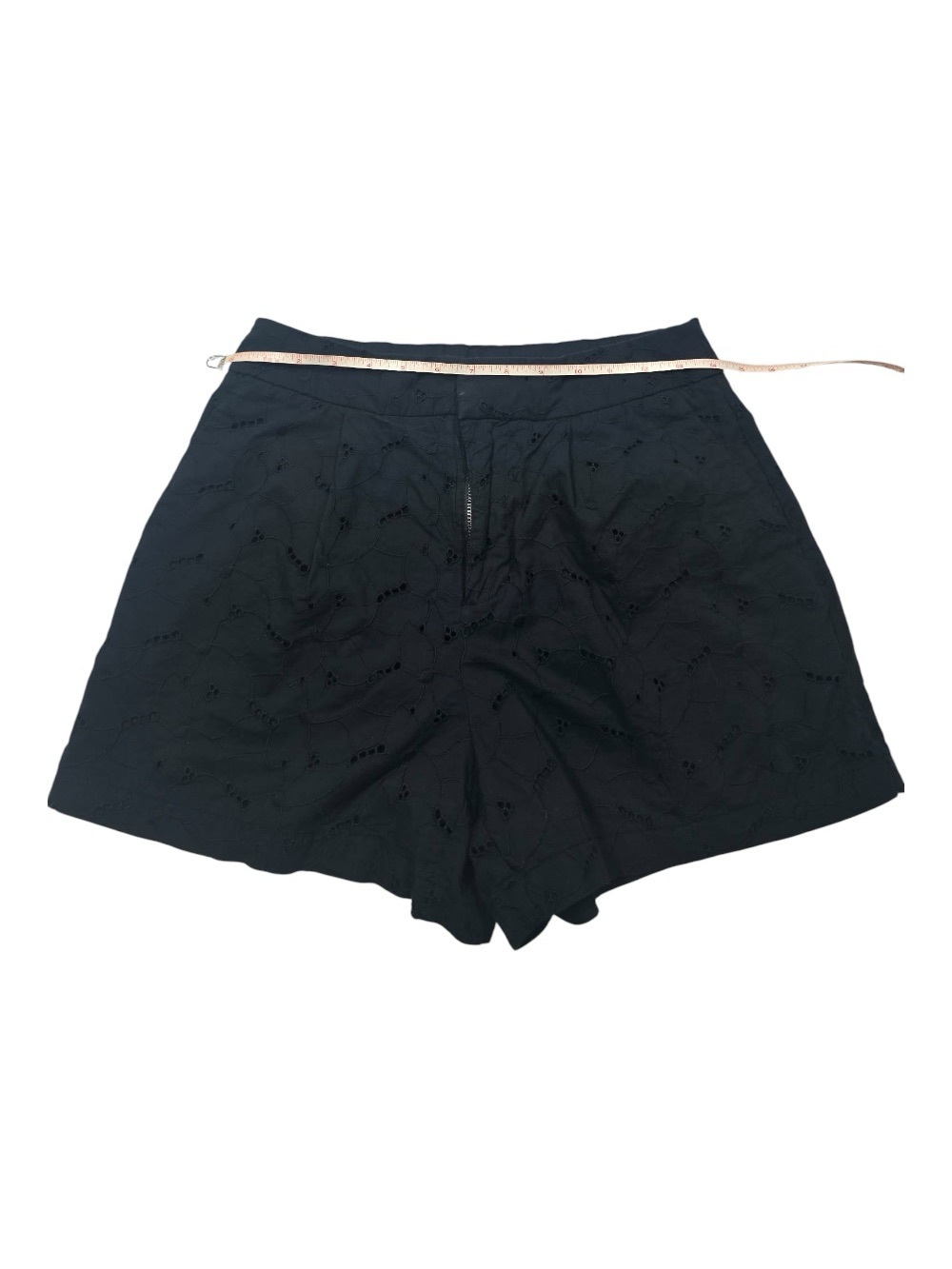 A New Day High-Rise Pleated Eyelet Shorts Sz 4 Coquette Cottagecore Romantic - Picture 4 of 8
